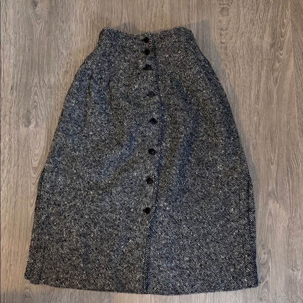 Tweed Midi Skirt